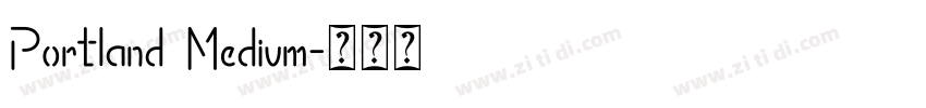 Portland Medium字体转换